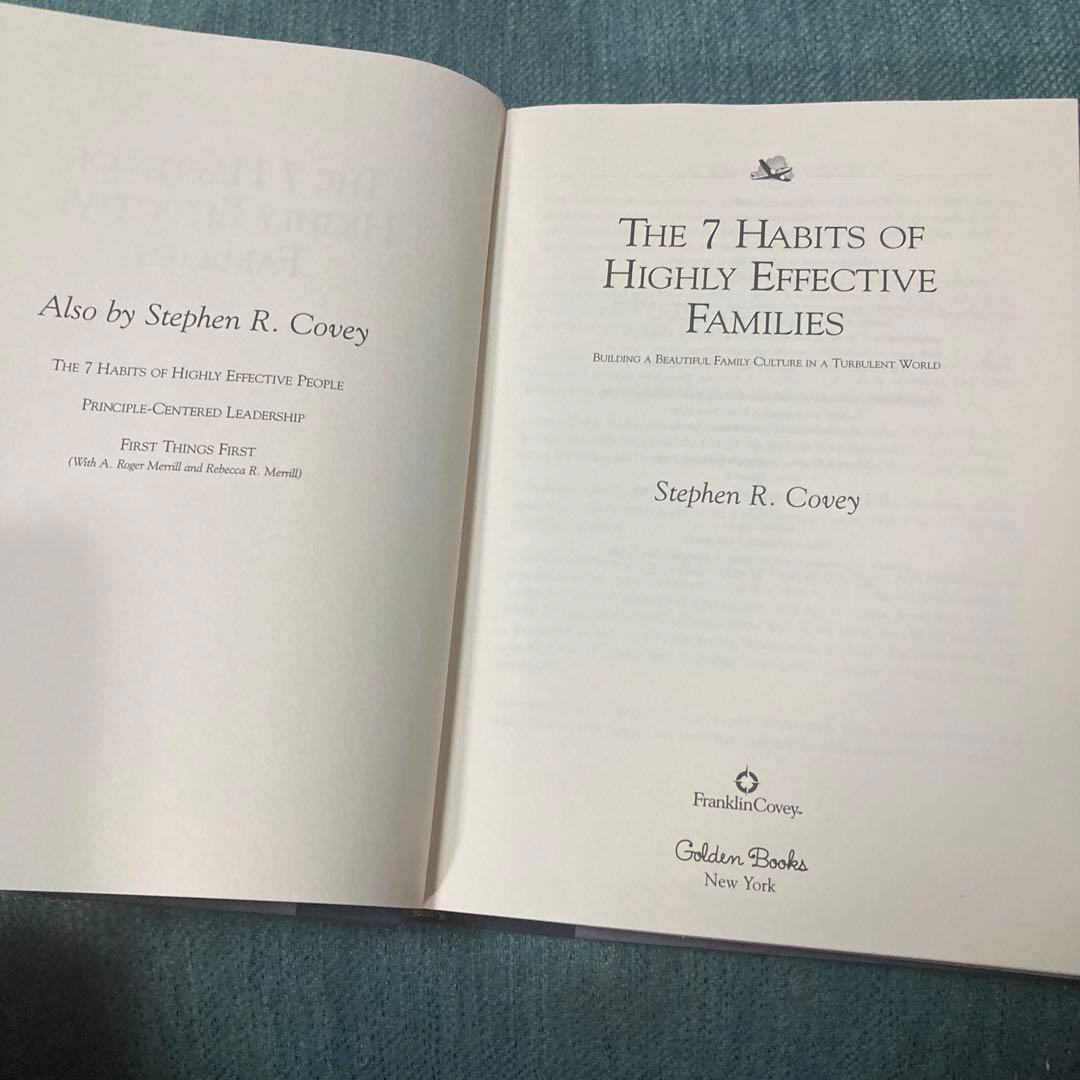 健康・医学 7 Habits of Highly Effective Families