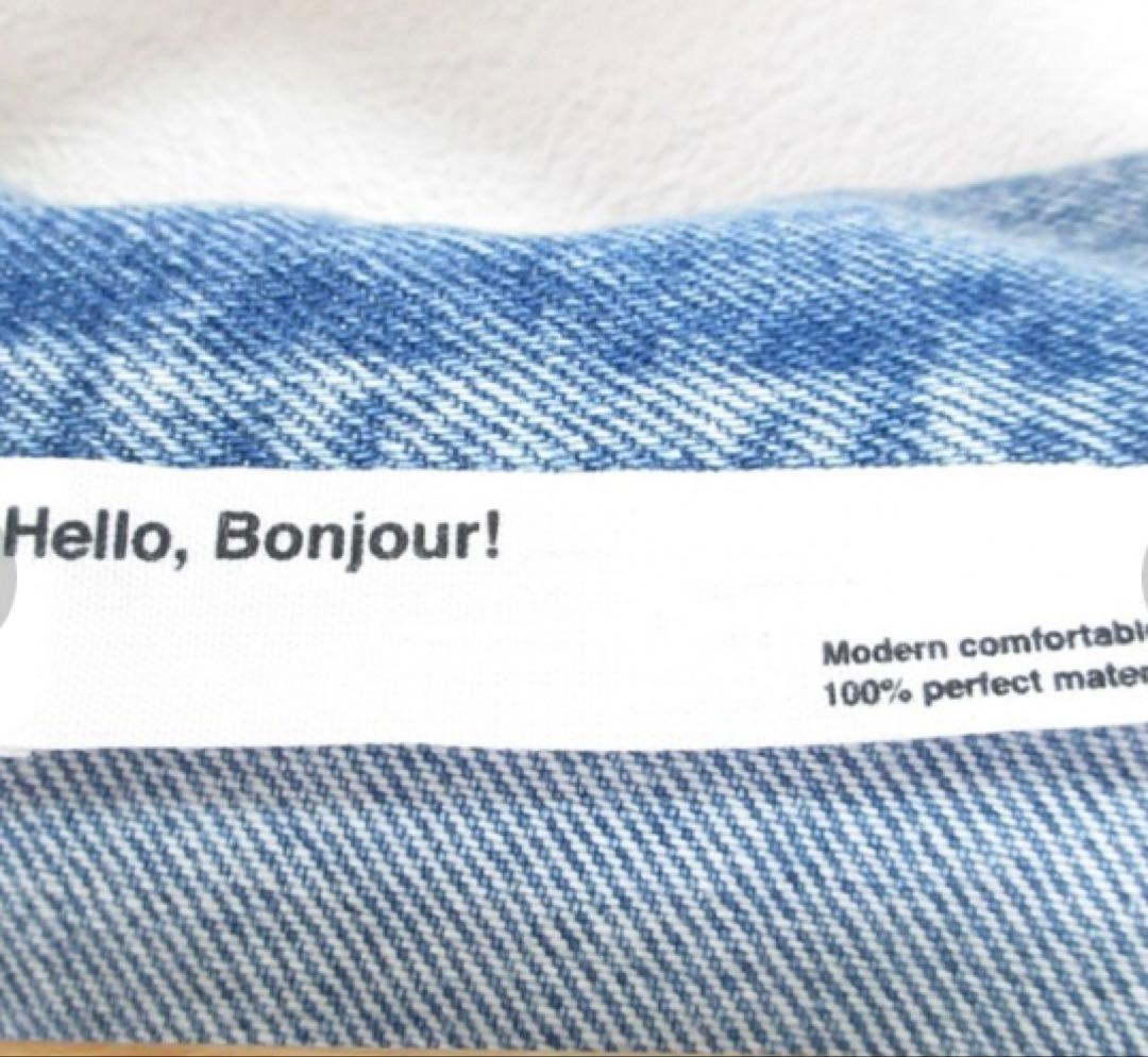 アパルトモン　ハローボンジュールライトブルーデニムジャケット