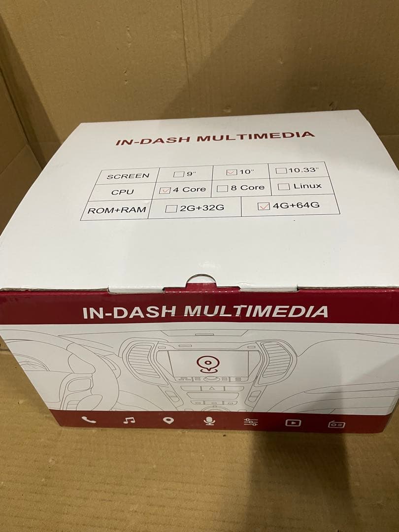 新品　BOUWOIMA 10インチディスプレイオーディオ4コア4G+64G