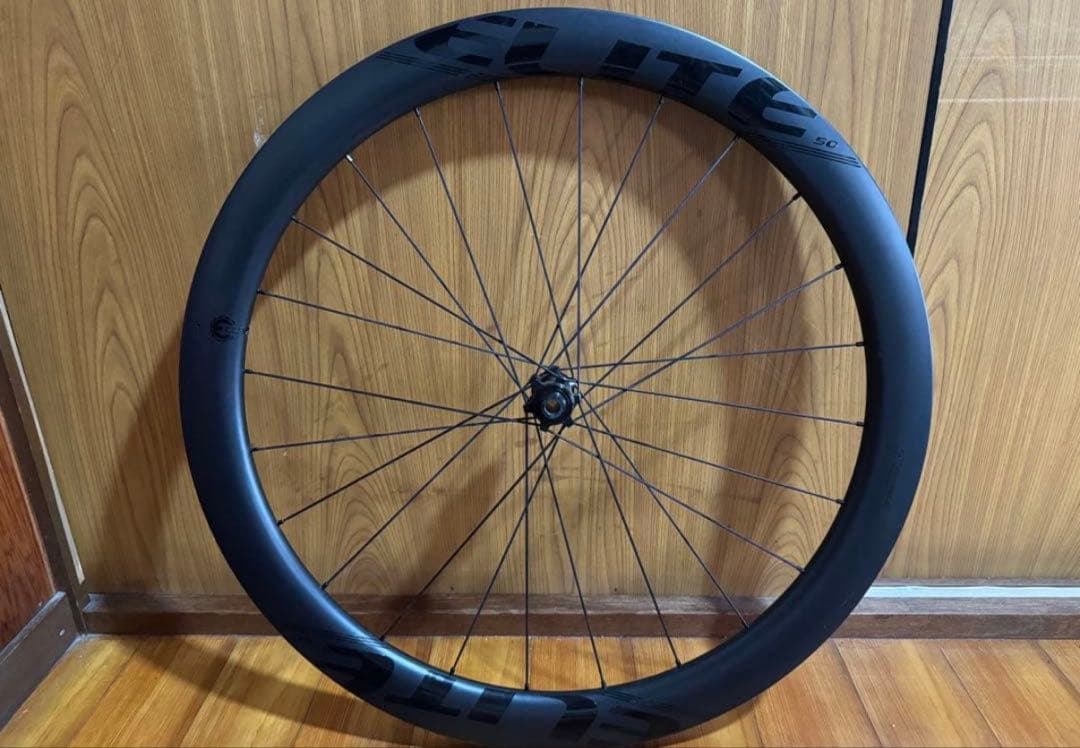 EliteWheels 50mm ディスクブレーキ　カーボンホイール