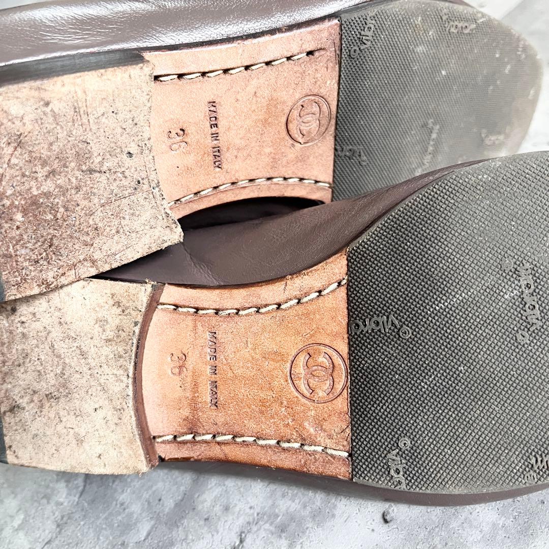 【konomi】最終価格！CHANELシャネルパンプス　ビンテージフラット