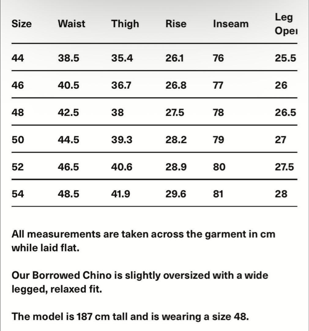 アワーレガシー ourlegacy borrowed chino 44