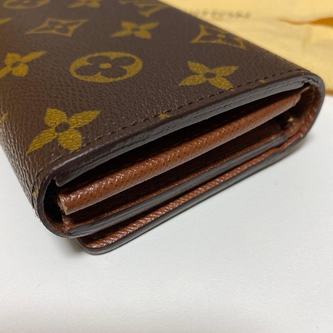 ド*︎様 ルイヴィトン　二つ折り財布　モノグラム　茶