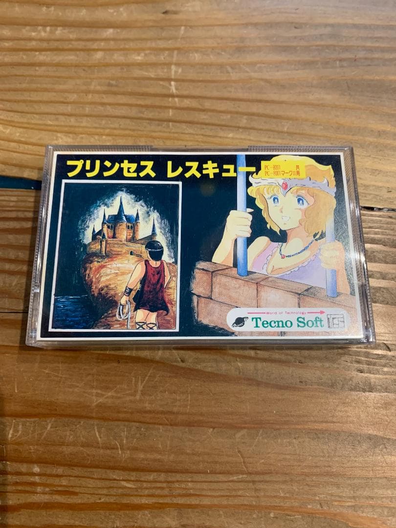【PC-8001ソフト】プリンセスレスキュー【磁気テープ】