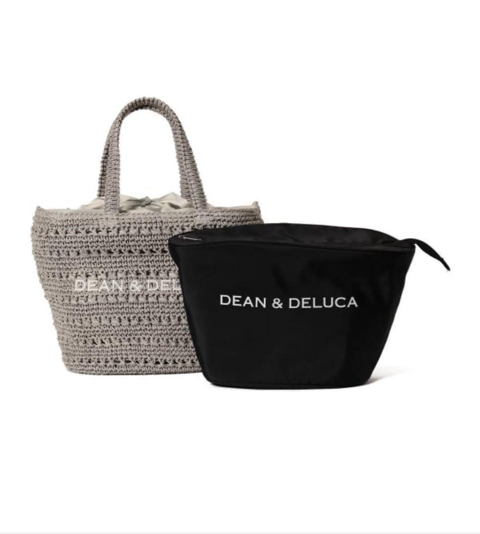 【本日限定価格】DEAN&DELUCA クロッシェバスケットバッグM グレー