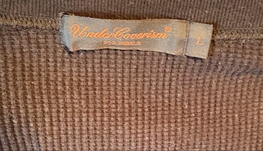 UnderCoverism ブラック 七分袖カットソー L