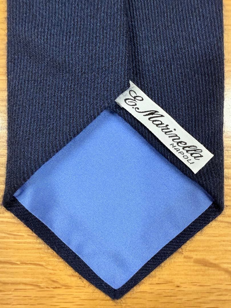 新品未使用 E.MARINELLA マリネッラ カシミヤ 100% ネクタイ