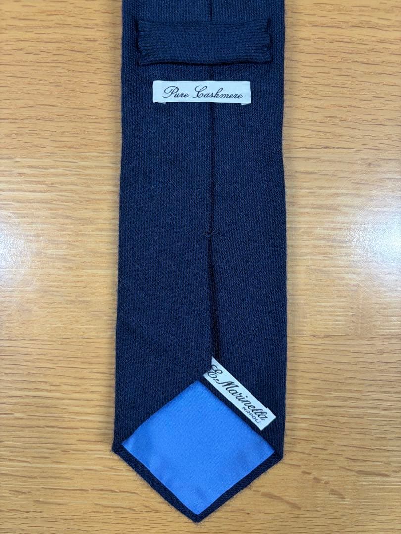 新品未使用 E.MARINELLA マリネッラ カシミヤ 100% ネクタイ