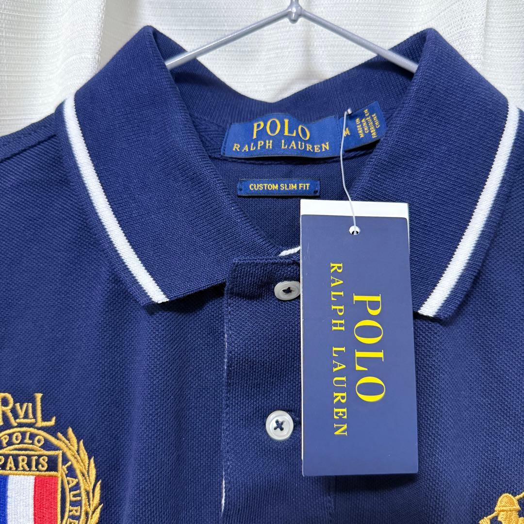【新品】Polo Ralph Lauren PARIS ポロシャツ ビッグポニー