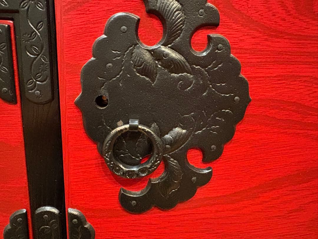 岩谷堂 車箪笥 鍵付き