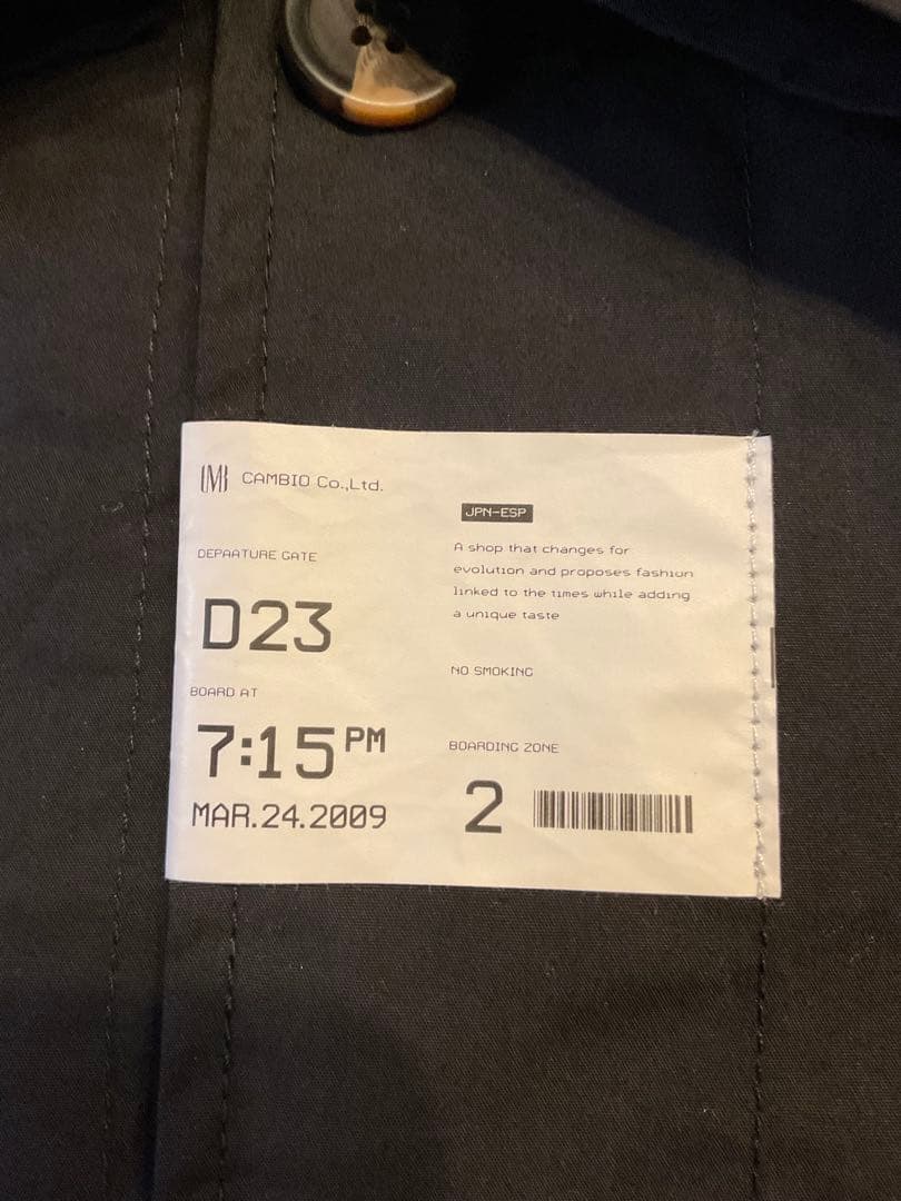 CAMBIO カンビオ　オーバーサイズ　ミリタリー　スプリング　ジャケット