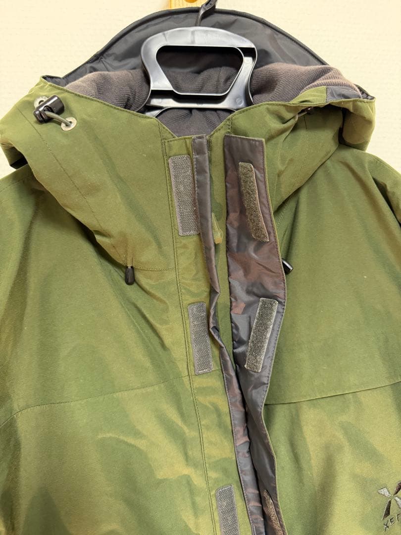 シマノ　XEFO フィッシングスーツセット　オリーブ　Ｌ