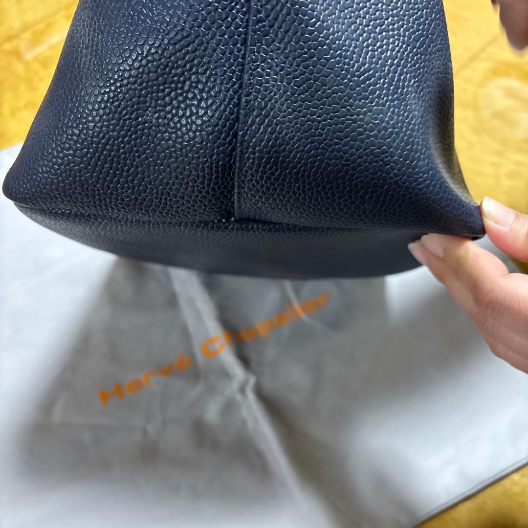 エルベシャプリエ　707GP 舟型　ネイビー