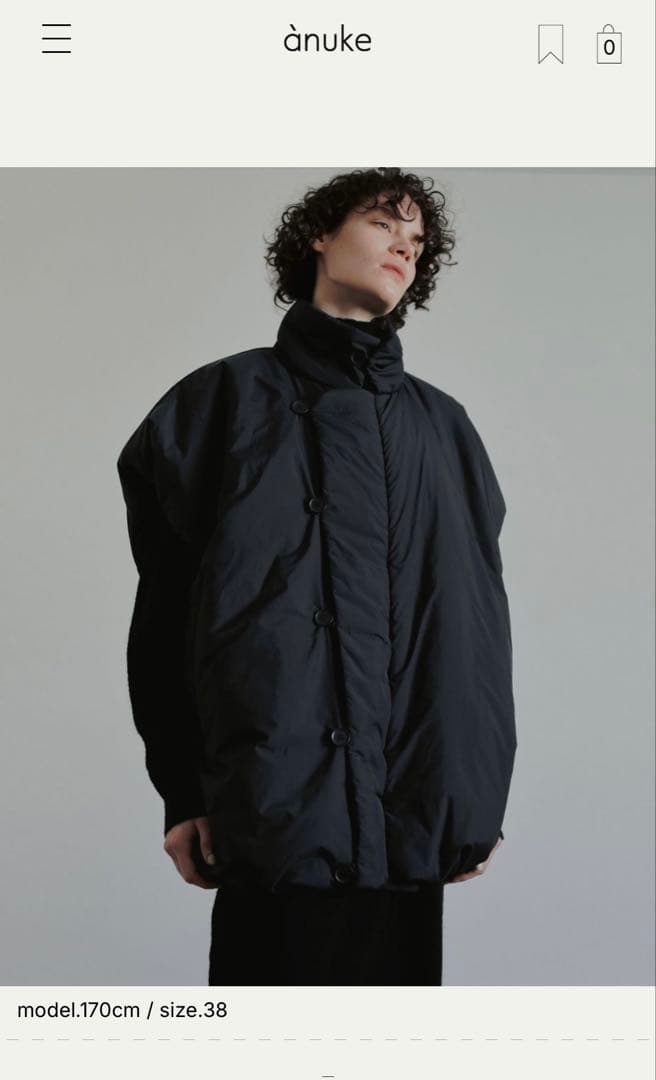 anuke アンヌーク　volume over vest