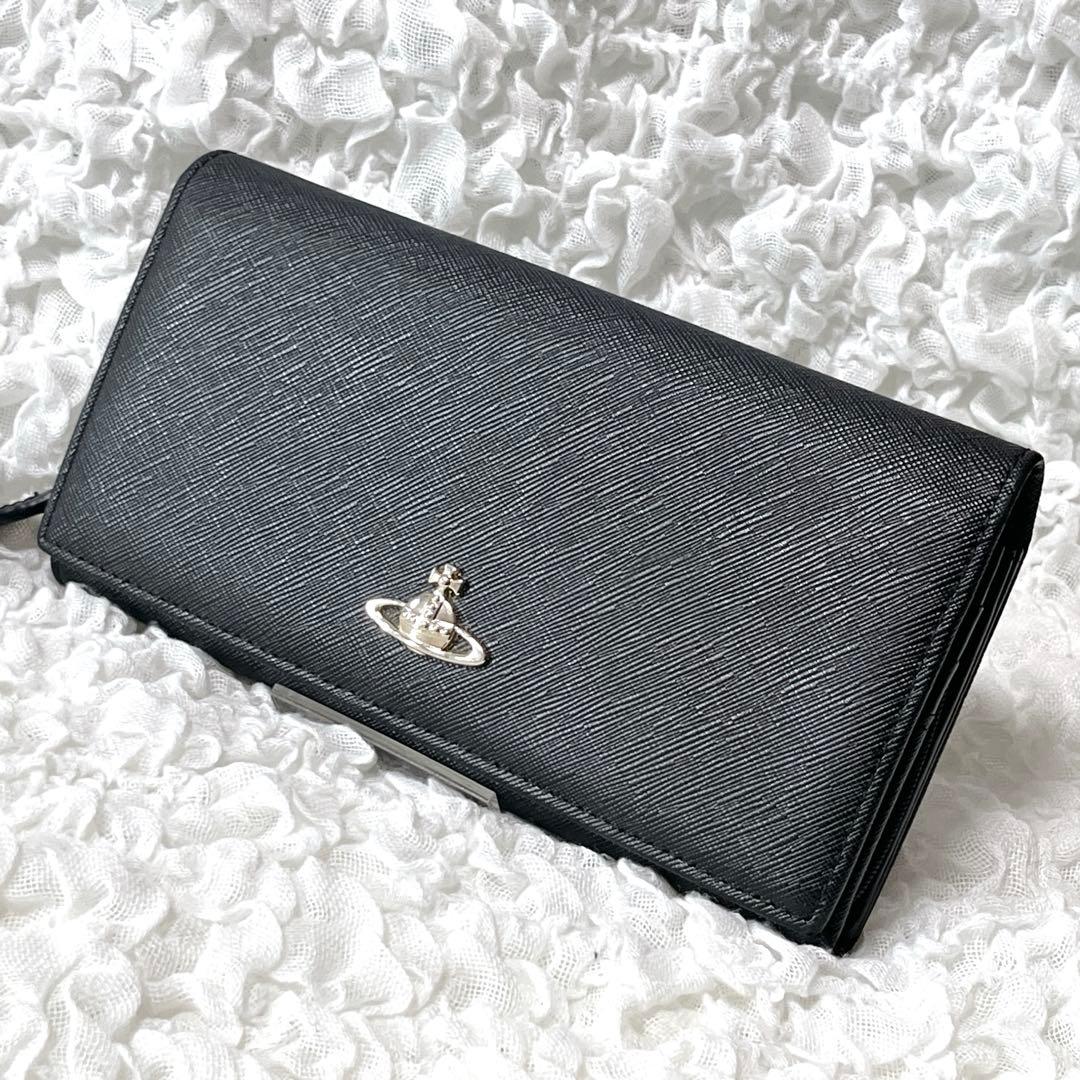 極美品✨Vivienne Westwood 長財布 二つ折り　定番　レザー