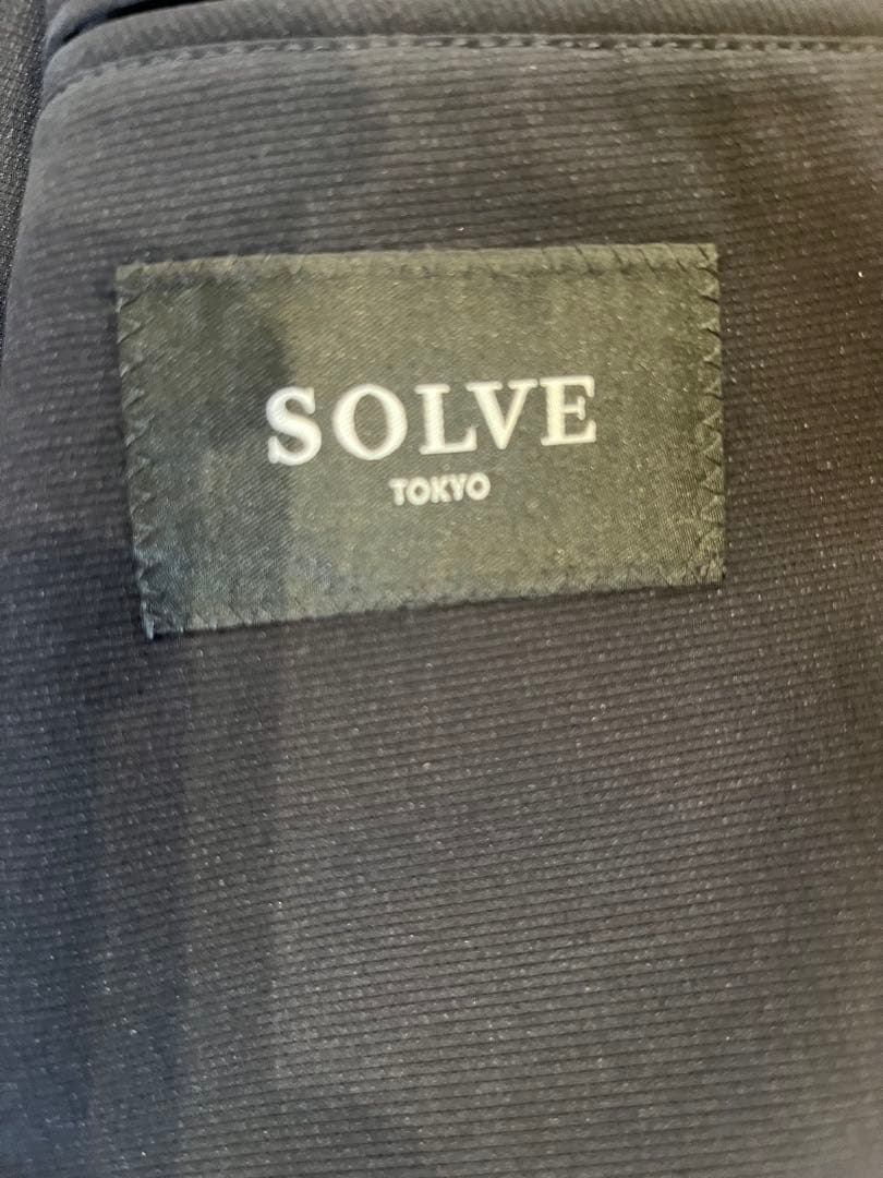 SOLVE ソルブ　セットアップスーツ　速乾ストレッチ　ネイビー