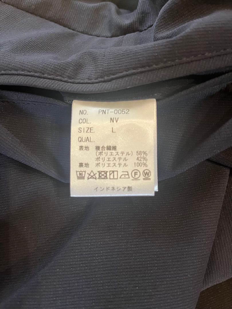 SOLVE ソルブ　セットアップスーツ　速乾ストレッチ　ネイビー