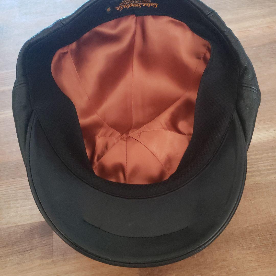 Calee Supply Co. ブラックレザーキャスケット M