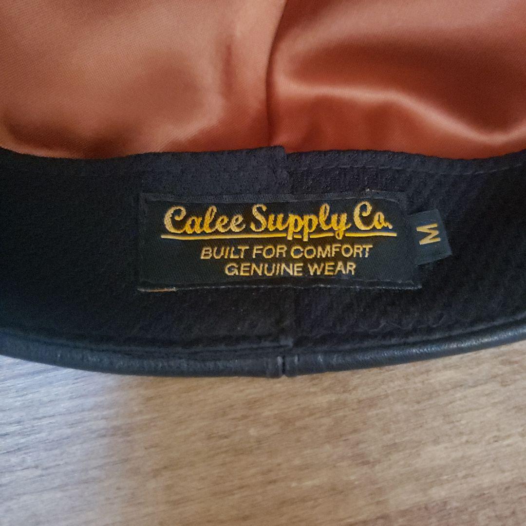 Calee Supply Co. ブラックレザーキャスケット M
