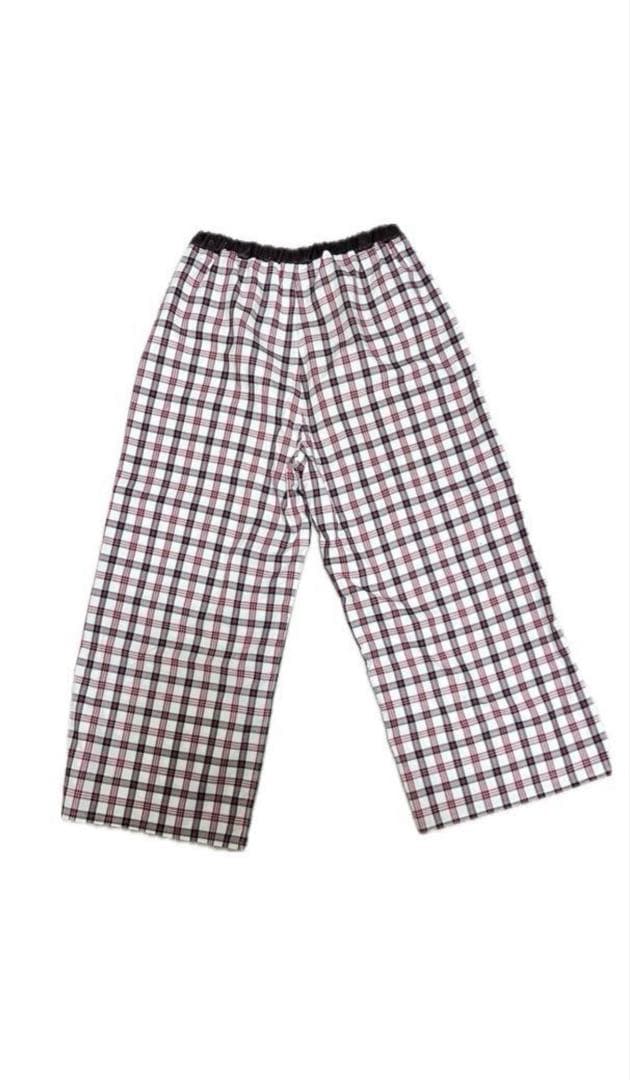 chopova lowena チェックパンツ