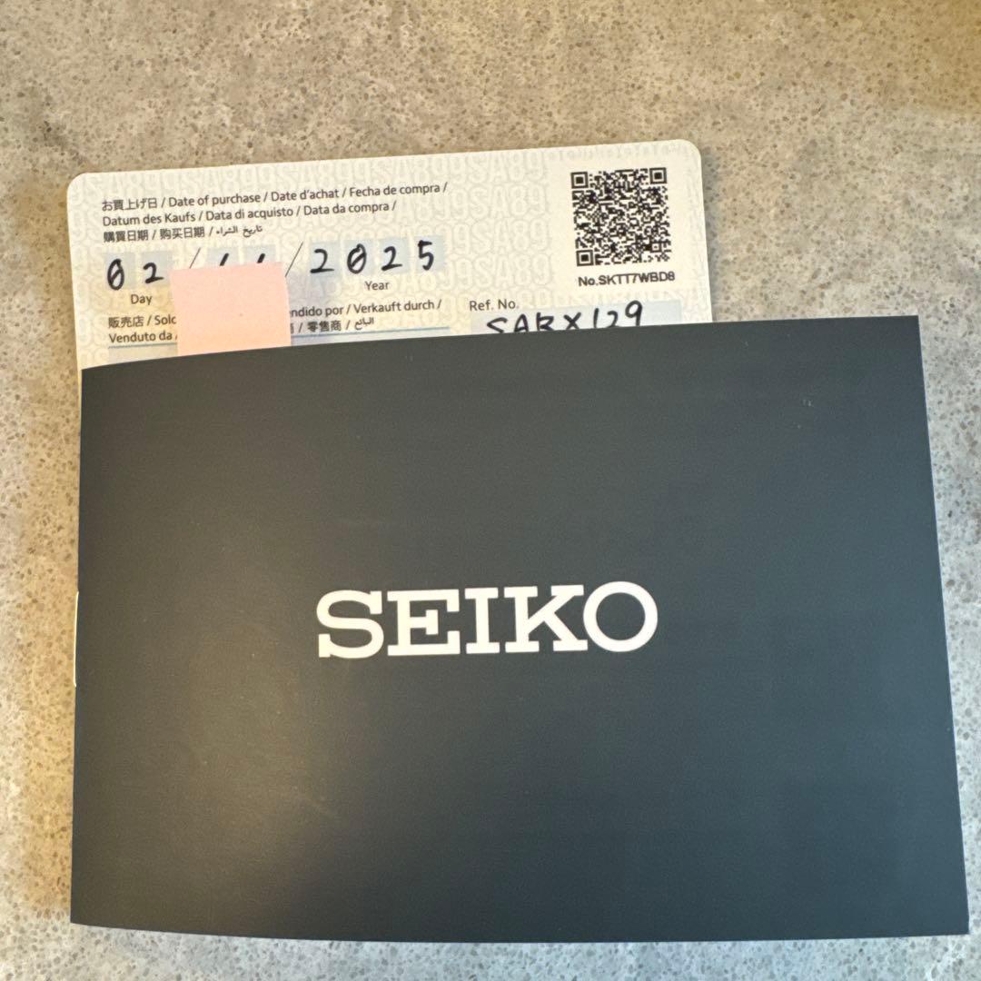 SARX129 付属品完備 革ベルト付き