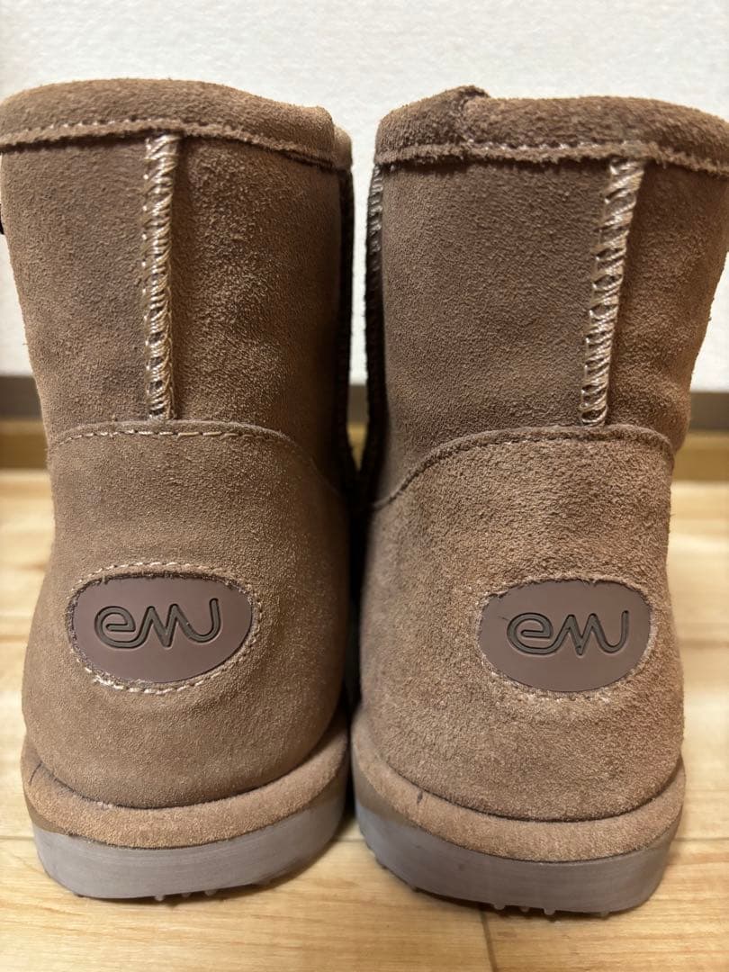 emu エミュー　ムートンブーツ　ショートブーツ　防寒　メンズ　27㎝　ブラウン