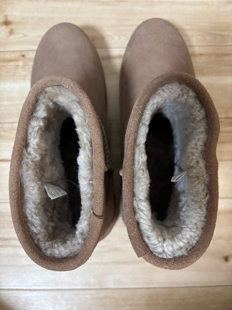 emu エミュー　ムートンブーツ　ショートブーツ　防寒　メンズ　27㎝　ブラウン