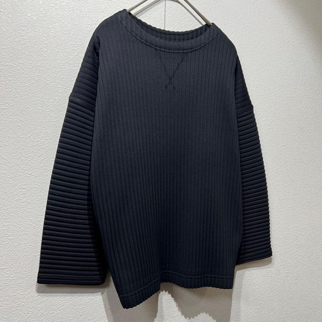 希少 24年製 ミー イッセイミヤケ 上質 プリーツ プルオーバー スウェット