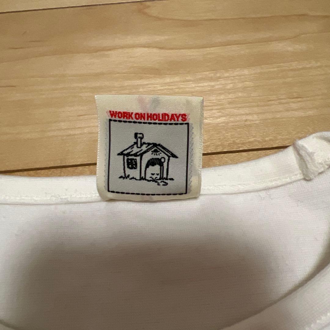 極美品 HOLIDAY ホリデイ LINE FLARE WARM TOPS 白