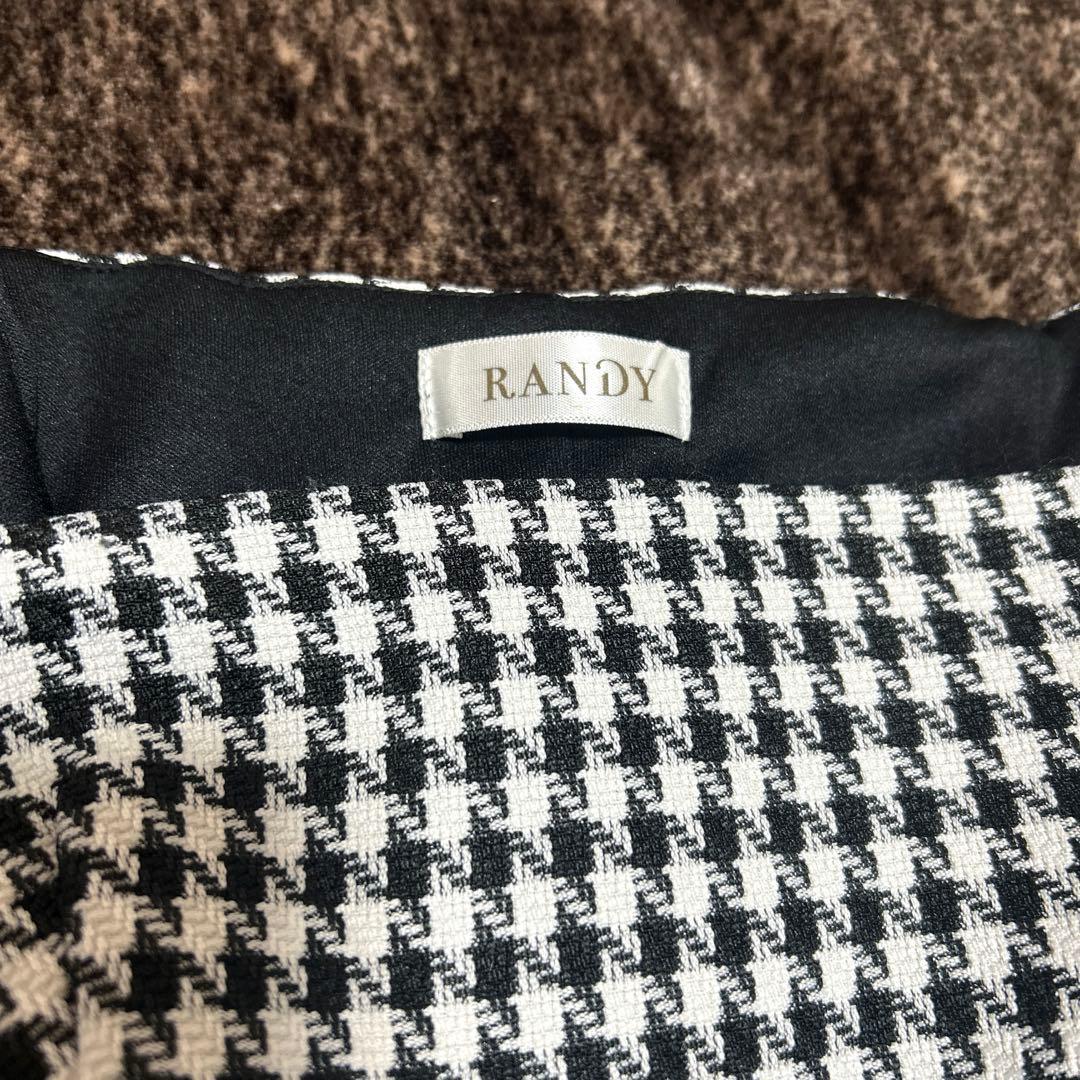 Randy チェック柄 ワンピース