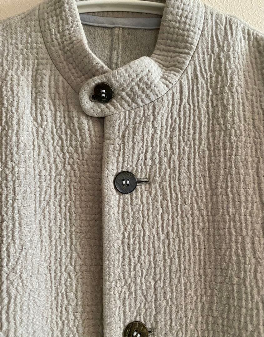 ヨーガンレール　未使用近　コットンウールダブルのコート　ババグーリ