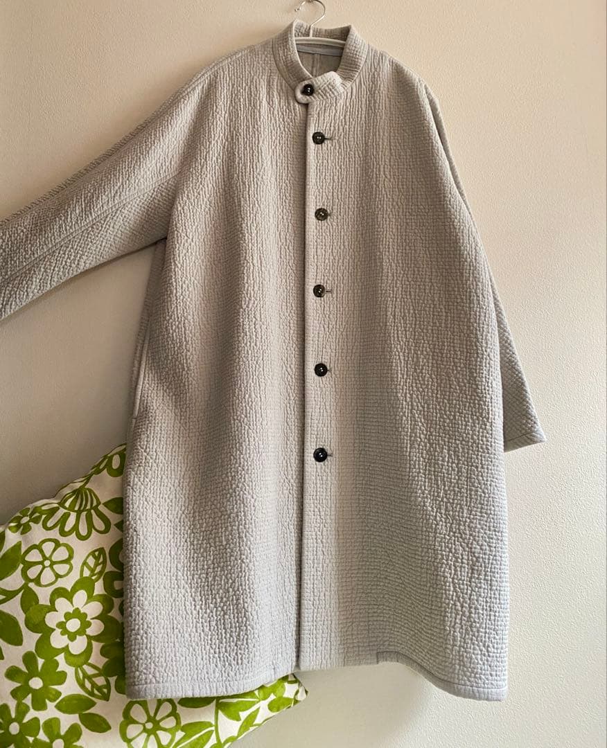 ヨーガンレール　未使用近　コットンウールダブルのコート　ババグーリ