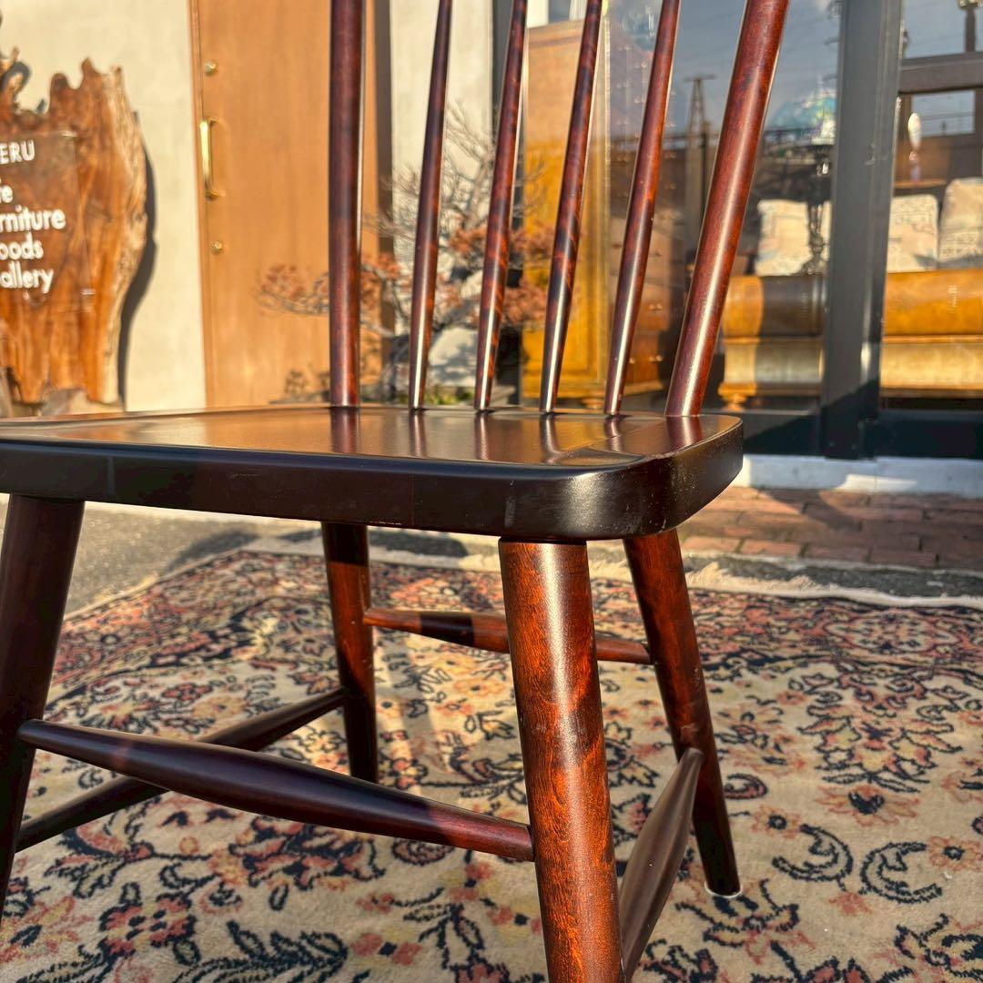 北海道民芸家具　ウィンザーチェア　樺材　1/2