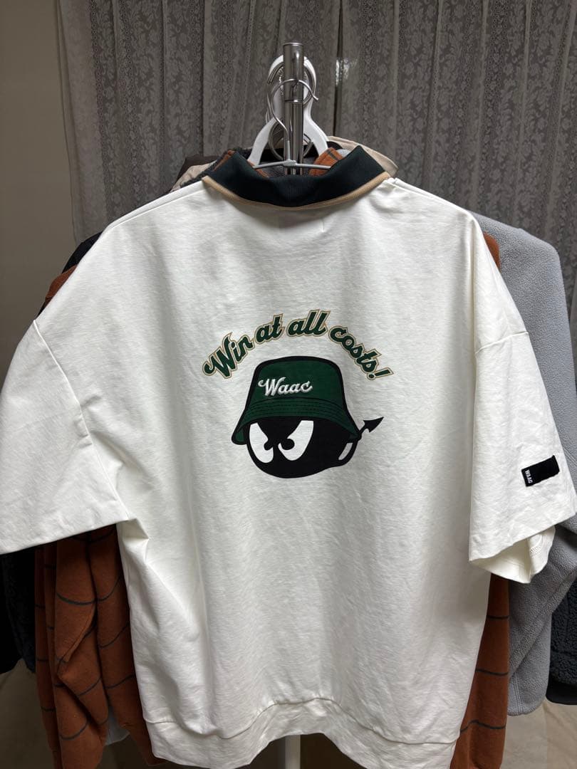 WAAC ポロシャツ Lサイズ ホワイト