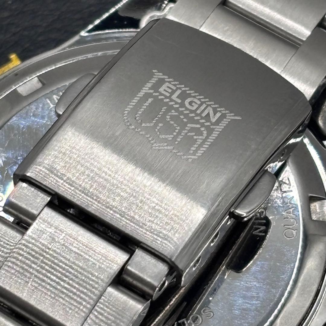 ELGIN ECO SOLAR DRIVE ソーラー腕時計 FK-1426-FL