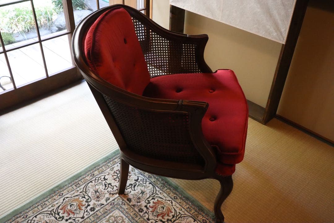 アンティーク調チェア　カリモク