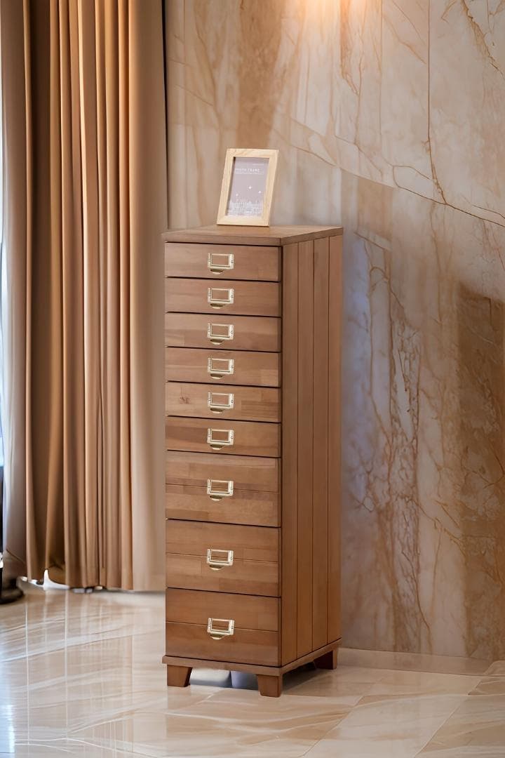 送料無料・A4サイズ・プレート多段チェスト9段・カラー選択可