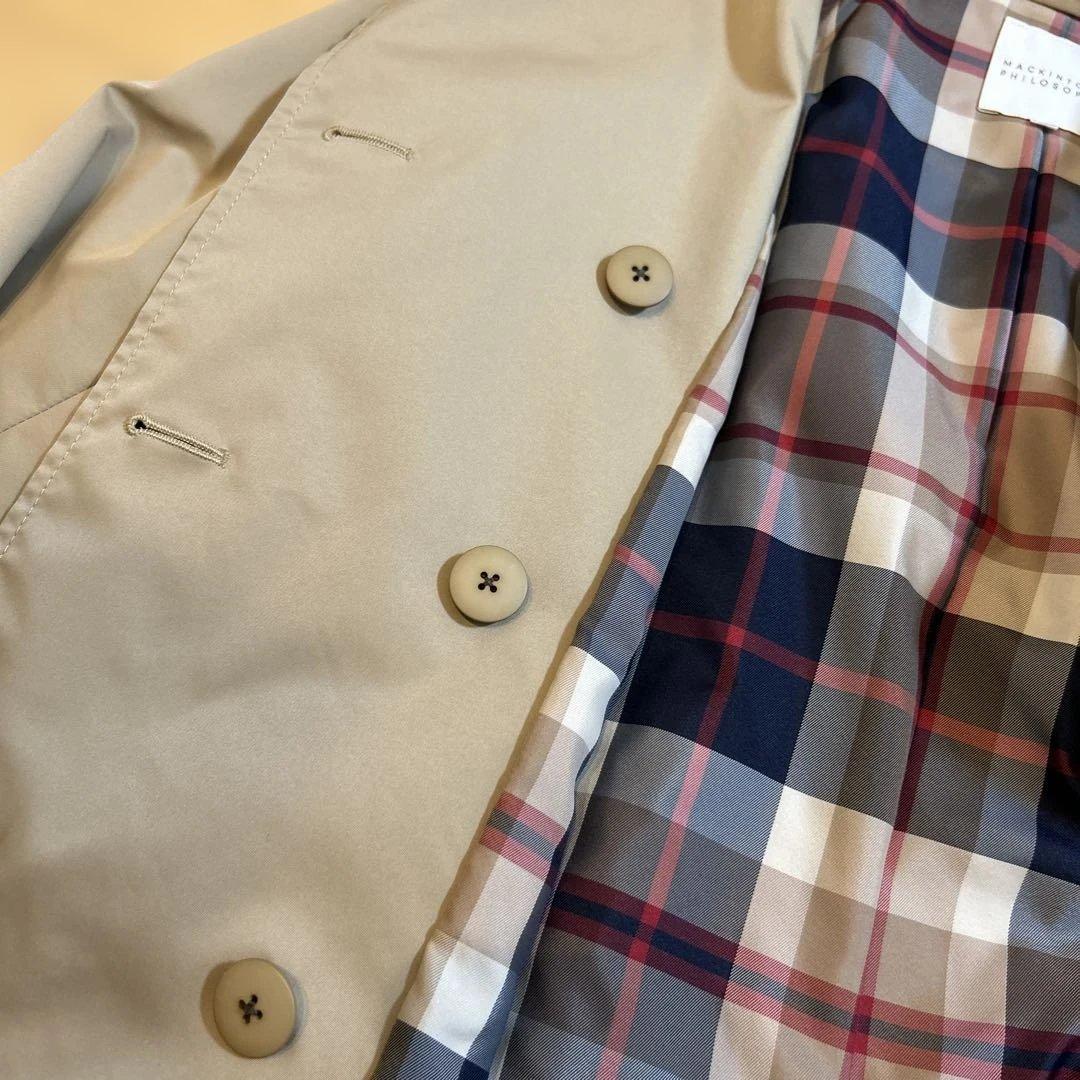【超美品】マッキントッシュフィロソフィー トレンチコート ショート丈 36