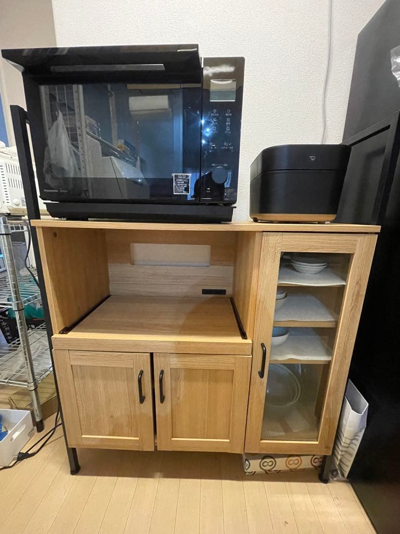 【最終値下】GREACK シャビーオーク ヴィンテージレンジ台