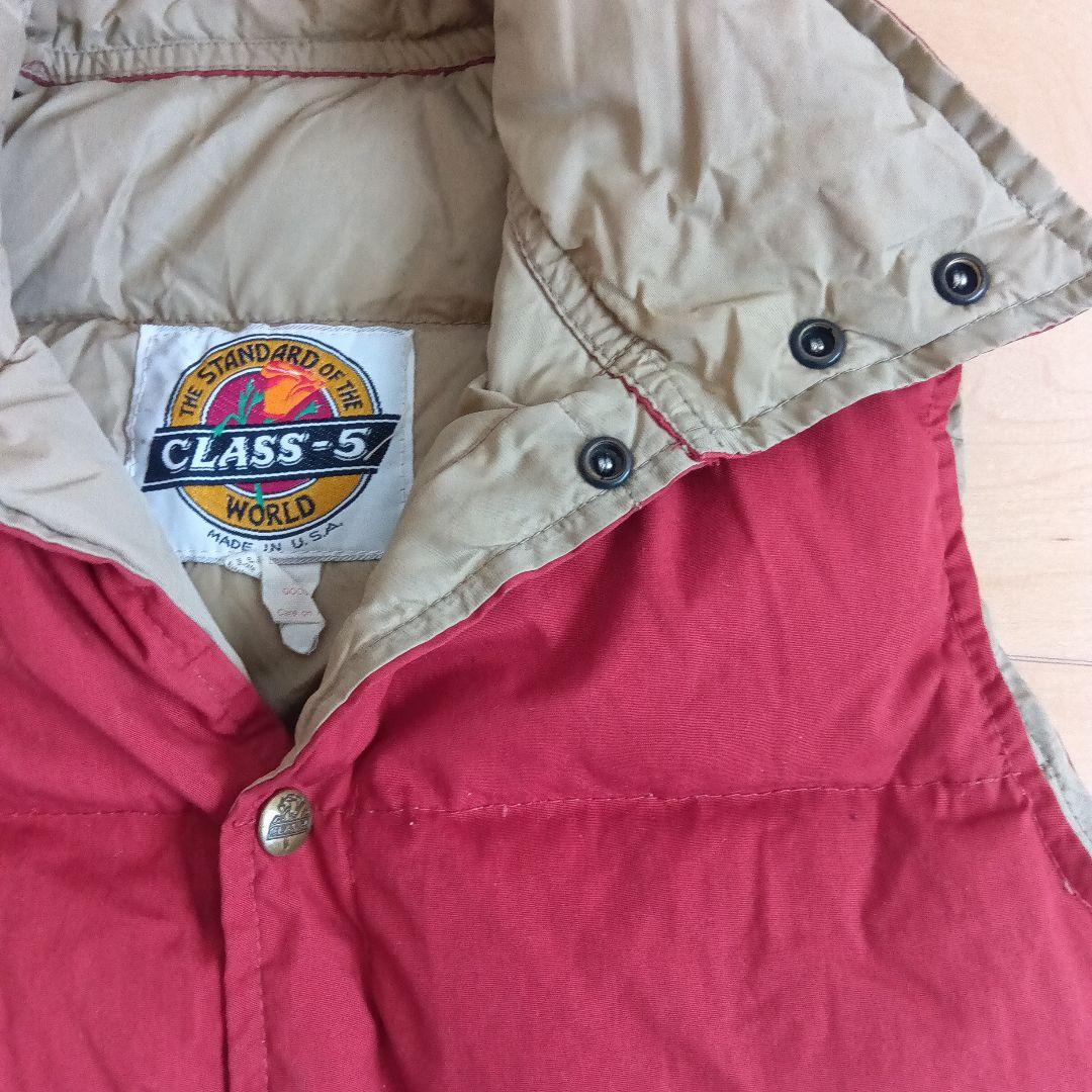 xsサイズ class5 グースダウン ベスト アメリカ製