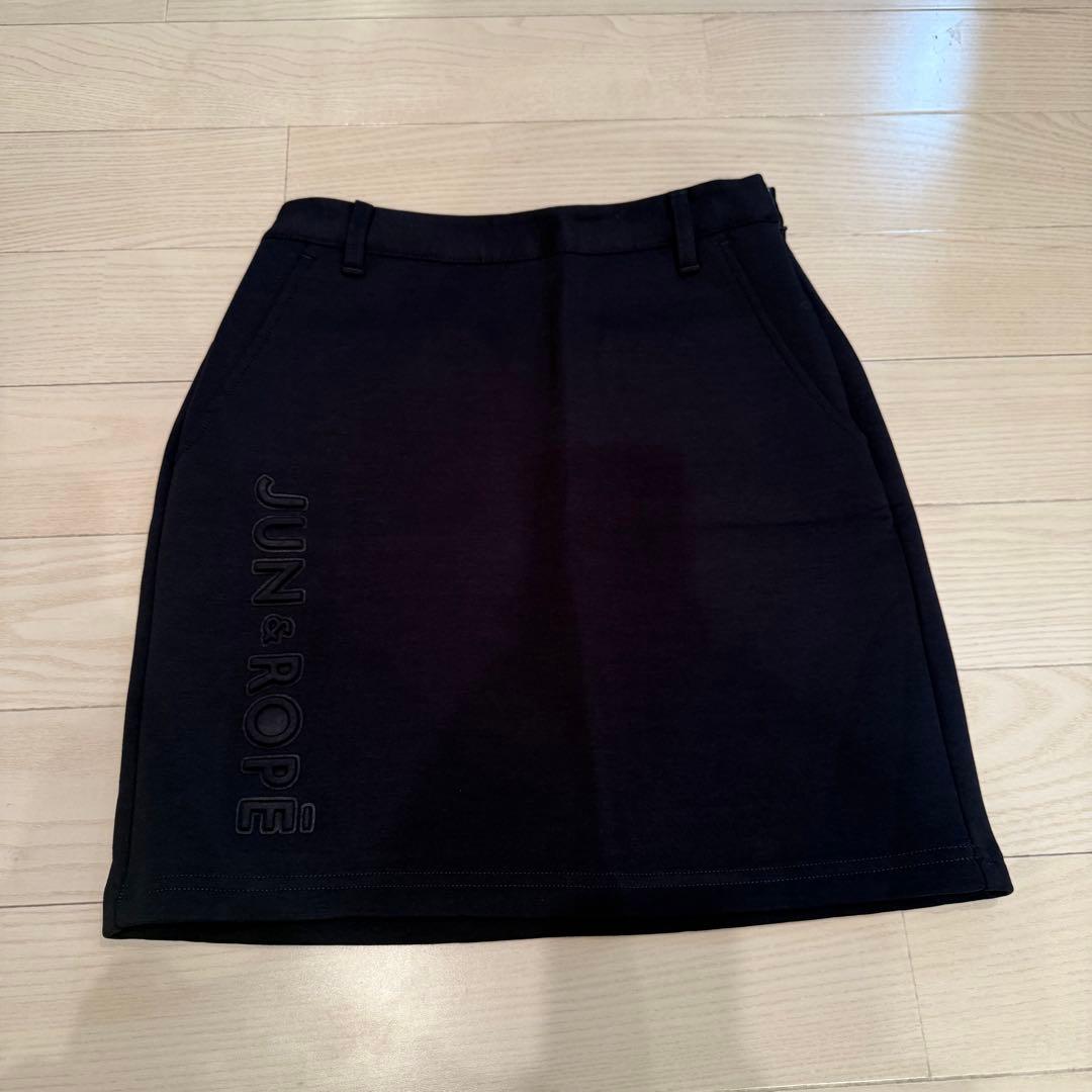 JUN&ROPE ダンボールニット エンボススカート ネイビー ♡