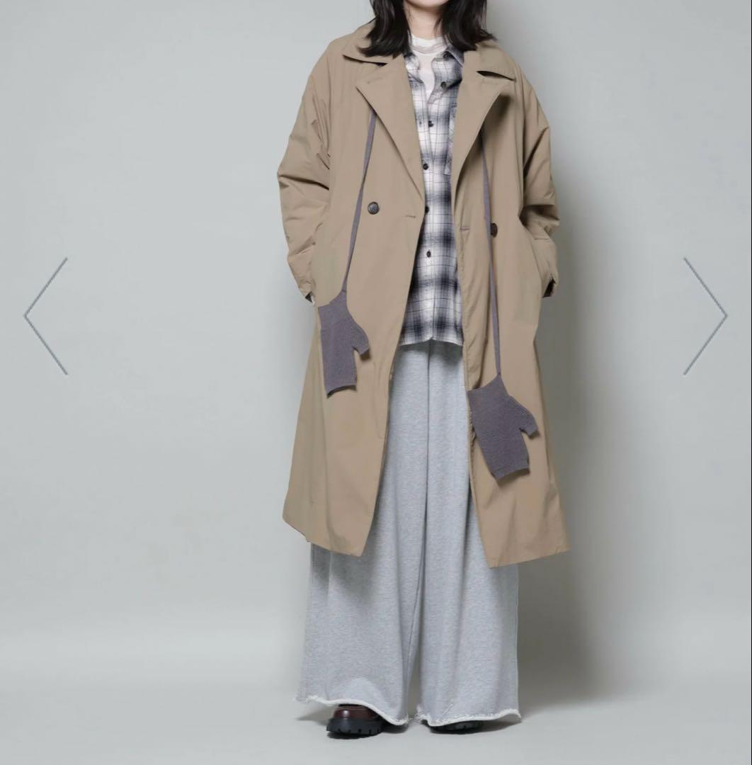 ナノユニバース　中綿　リバーシブルコート