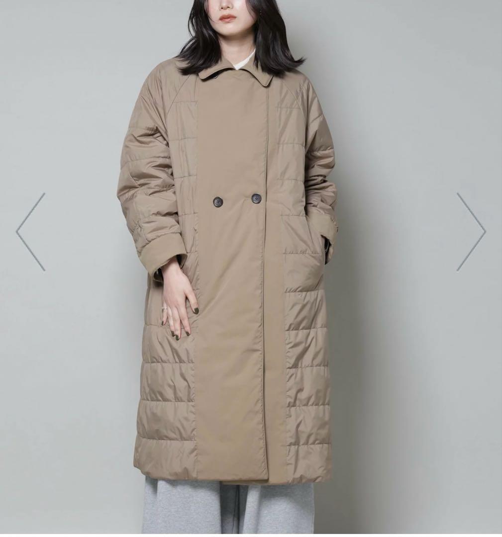 ナノユニバース　中綿　リバーシブルコート