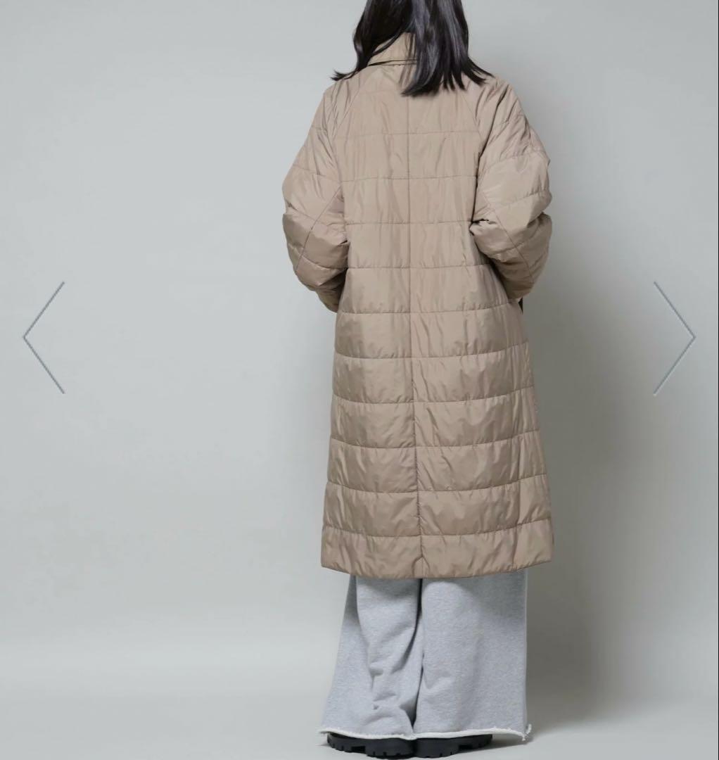 ナノユニバース　中綿　リバーシブルコート