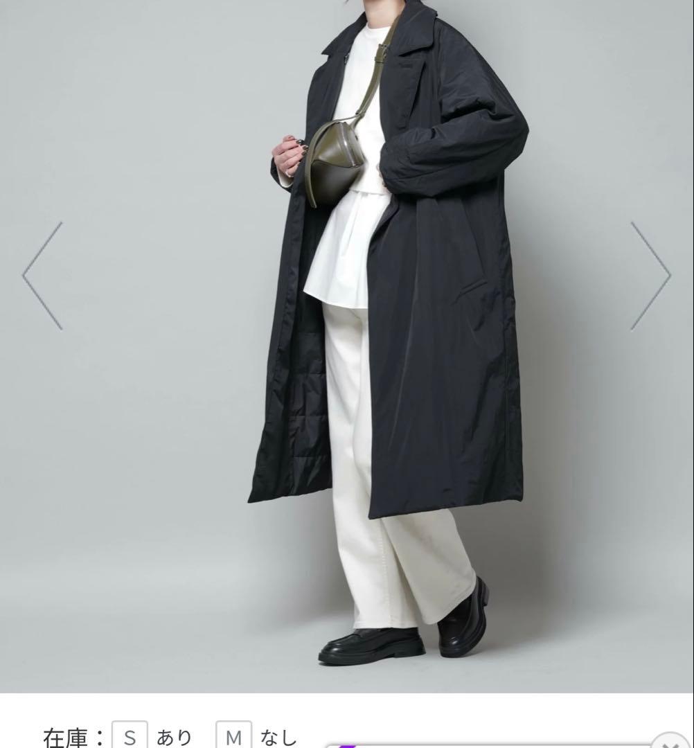ナノユニバース　中綿　リバーシブルコート