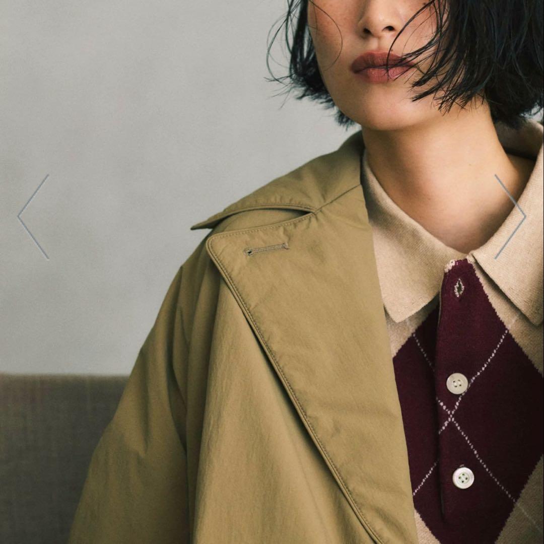 ナノユニバース　中綿　リバーシブルコート