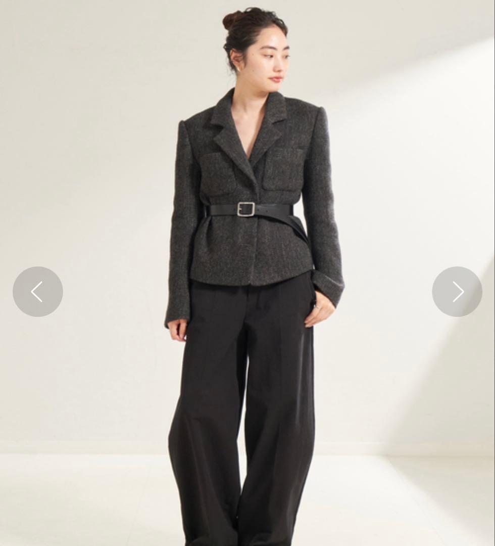 R’IAM ツイードMINI ジャケット 36