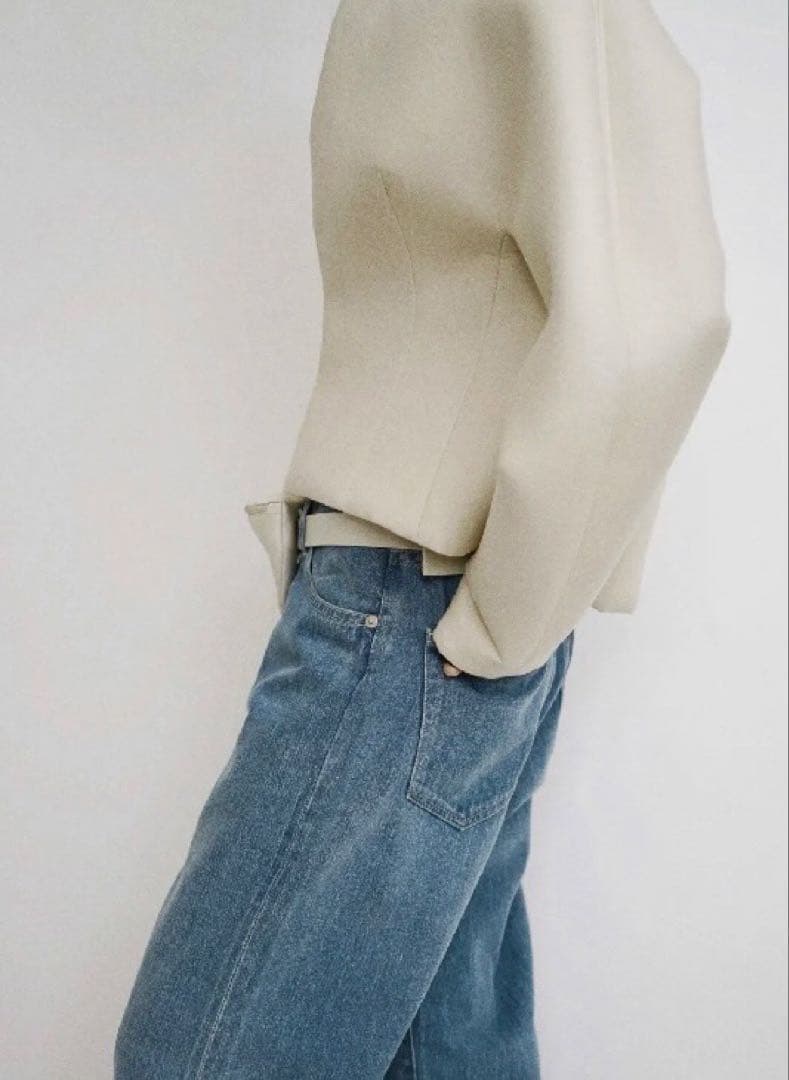 【新品未使用タグ付】AURALEE オーラリー スポンジ ブルゾン ブラック