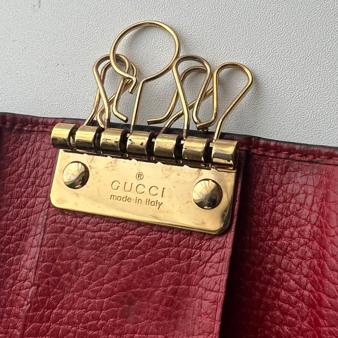 96 美品 GUCCI グッチ マーモント キーケース