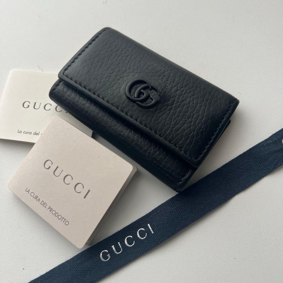 96 美品 GUCCI グッチ マーモント キーケース